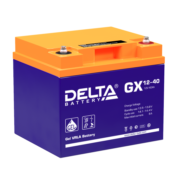 Аккумулятор для ИБП Delta Battery GX 12-40 12 В 40 Ач