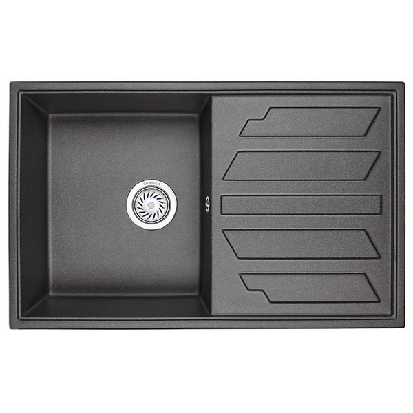 Кухонная мойка Granula Gr-8002 50 х 79 черный